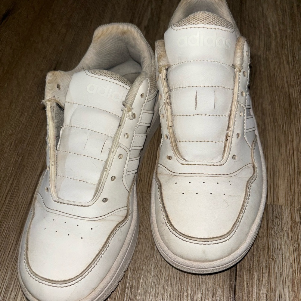 White adidas size 1